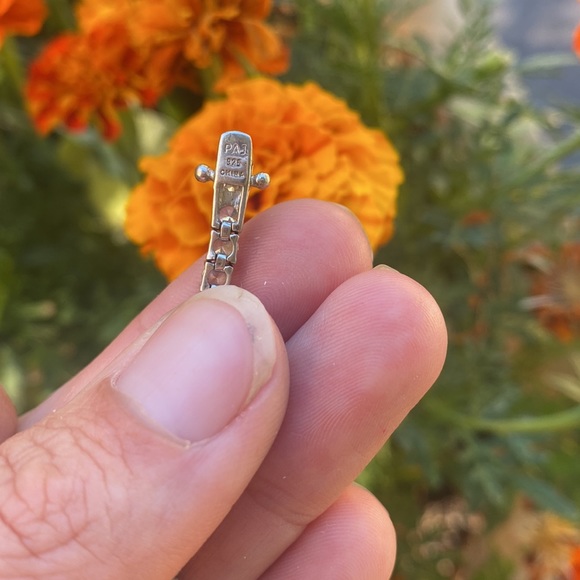 Cubic zirconia real silver tennis bracelet - Picture 6 of 6